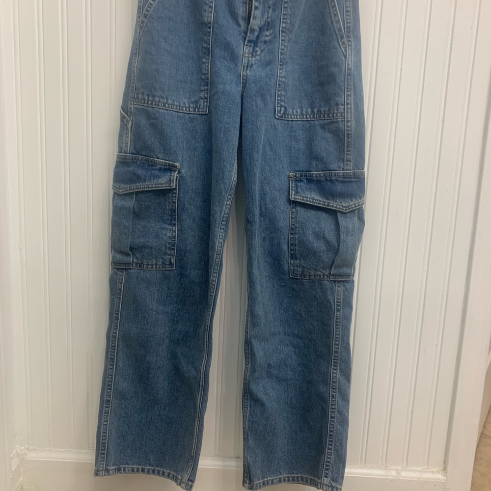 Cargo blue jeans